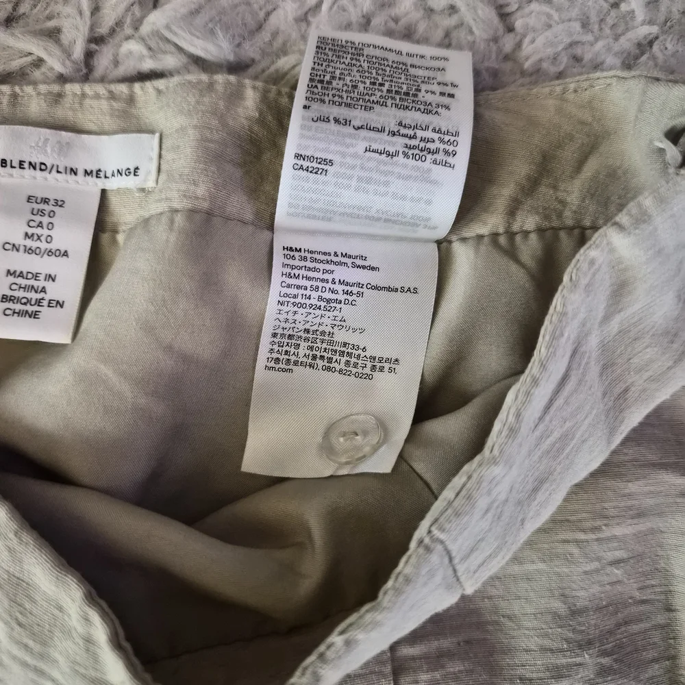 H&M Beige Mini Skirt
